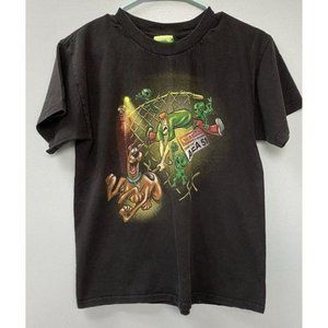 Scooby-Doo Area 51 Graphic Tee Shirt Black YOUTH 14/16 adult XS Vintage